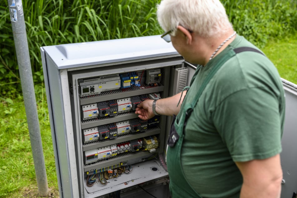 Die elektronische Störung der Schloßteichfontäne wurde gestern behoben.