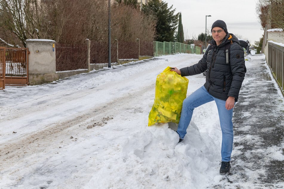 Dresden: Anwohner verärgert: Der Winterdienst vergisst immer wieder unsere Straße