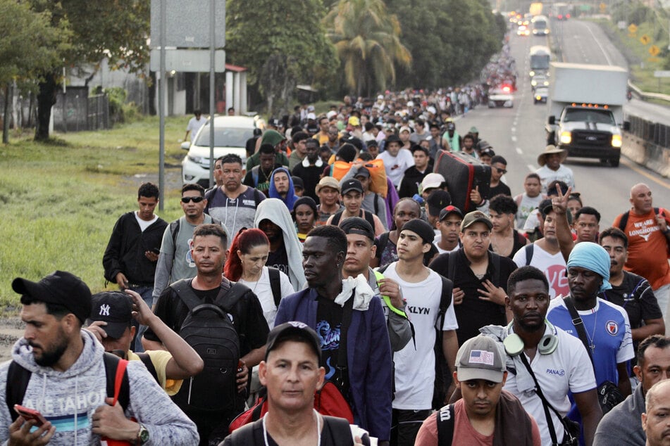 Mexican border towns like Tapachula are straining under the weight of hundreds of thousands of stranded migrants.