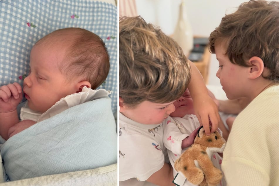 Adelaide Elizabeth Annina Brooksbank macht neben ihren großen Brüdern August Philip Hawke (5) und Ernest George Ronnie (3) das Familienglück perfekt.