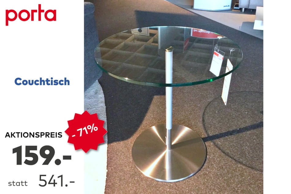 Couchtisch für 159 statt 541 Euro.