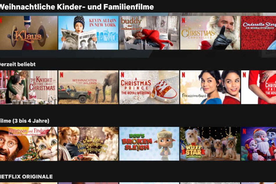 Mit einem kleinen Trick findet man alle Netflix-Angebote, die unter die Kategorie "Weihnachten" fallen. Sogar in Unterkategorien aufgegliedert.