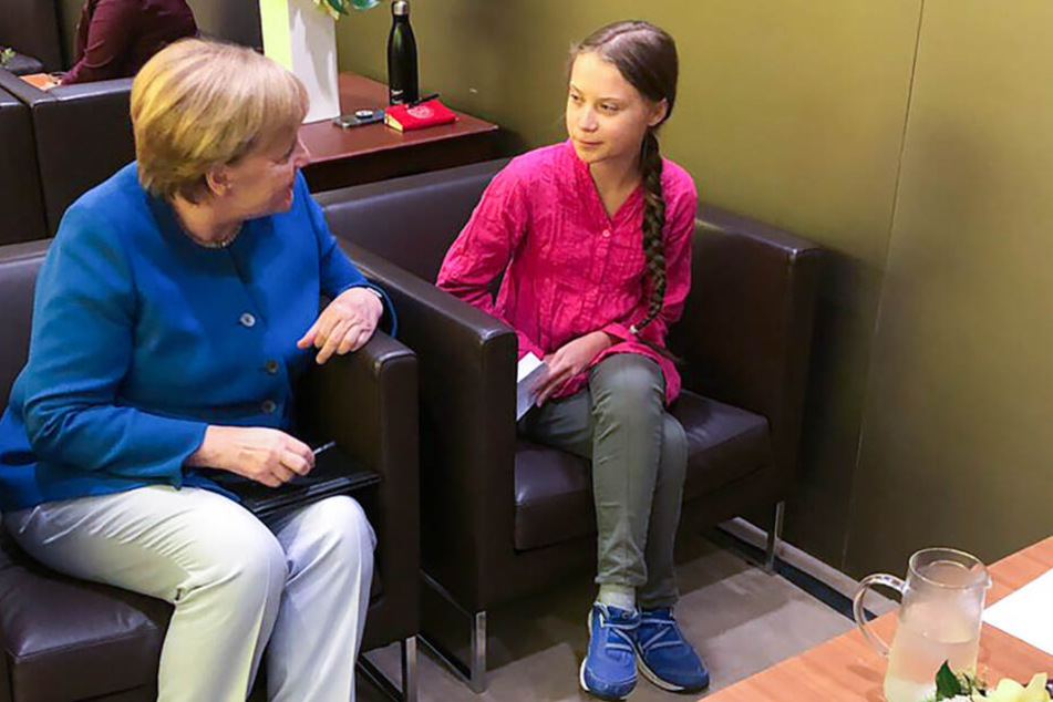 Bundeskanzlerin Angela Merkel (CDU) trifft sich am Rande des UN-Klimagipfels mit der Klimaaktivistin Greta Thunberg.