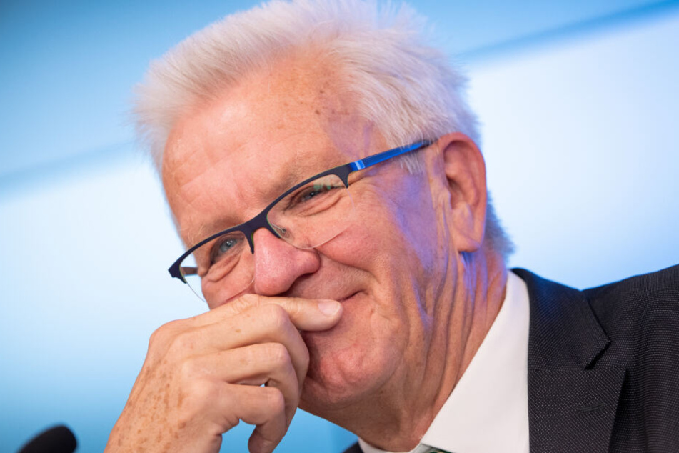 Ministerpräsident Winfried Kretschmann hat allen Grund zur Freude.