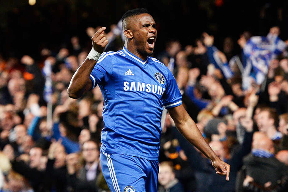 Samuel Eto'o spielte im Herbst seiner Karriere noch ein Jahr für den FC Chelsea.