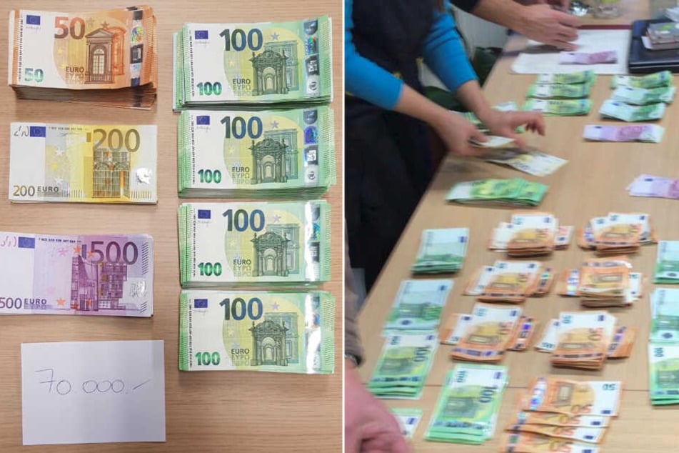Auch Bargeld in Höhe von fast 100.000 Euro wurde sichergestellt.