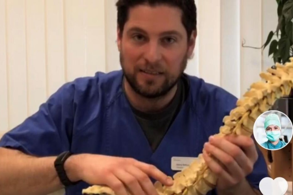 Auf TikTok machte Oberarzt Georg Salloum auf die Gefahren der Challenge aufmerksam.