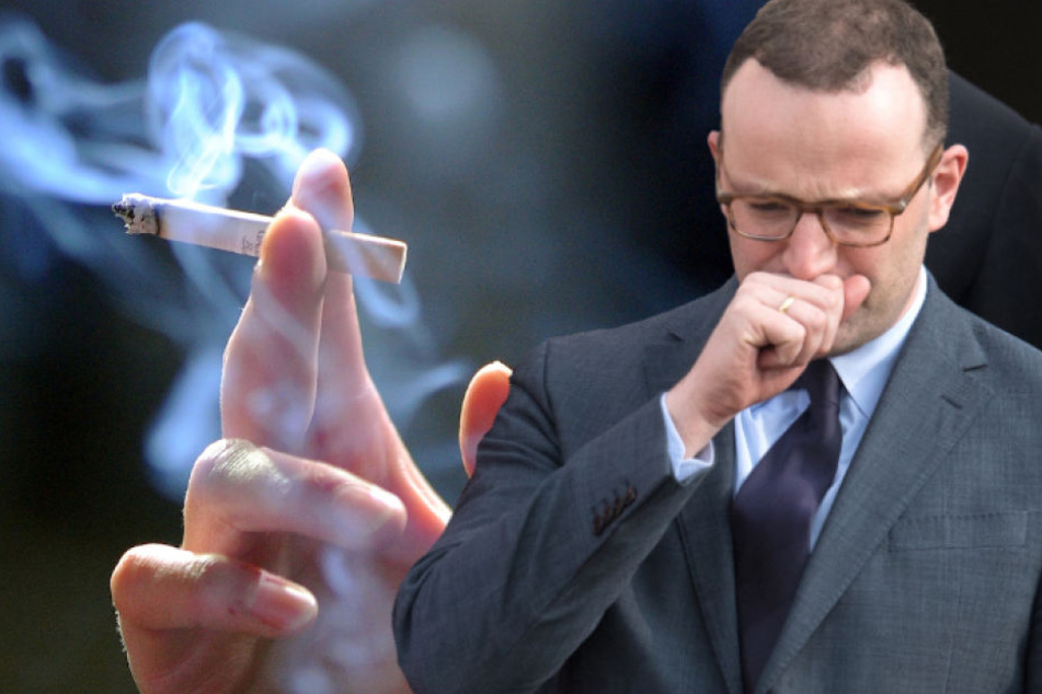 Gesundheitsminister Jens Spahn (37, CDU) will Raucher nicht bestrafen. (Bildmontage)