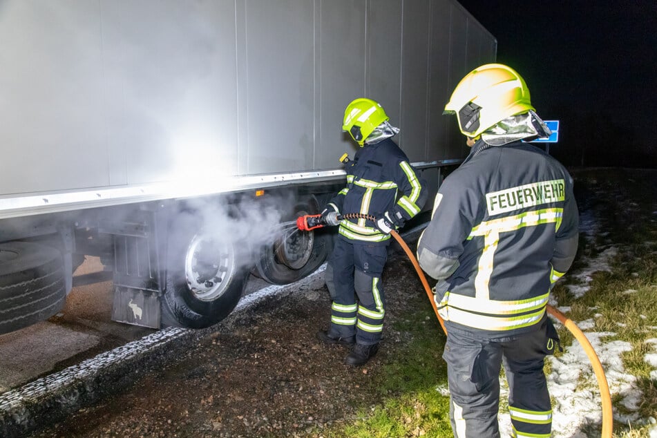 Die Feuerwehr löschte den Brand rechtzeitig.