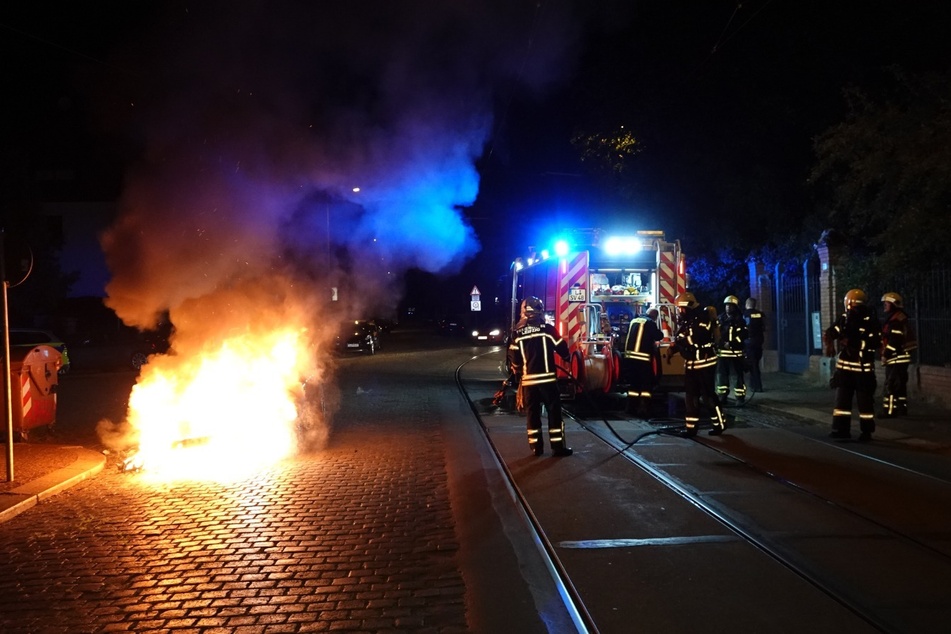 Die Feuerwehr löschte den Brand.