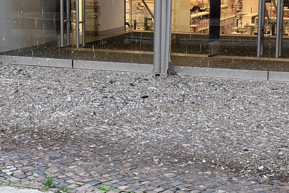 Der Dreck bedeckt mittlerweile den ganzen Boden.