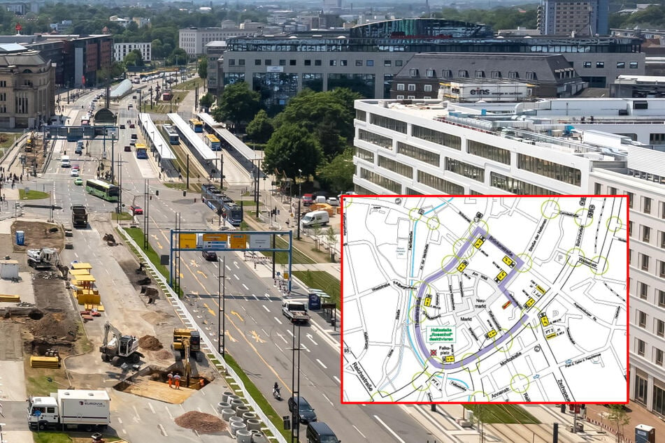 Baustellen Chemnitz: Baustellen in Chemnitz: Weitere Sperrung in der Innenstadt