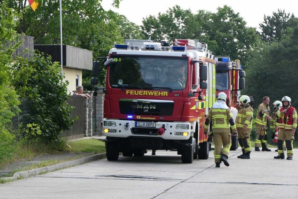 Die Feuerwehr in Grimma konnte den Brand im Waldbardauer Forst schnell unter Kontrolle bringen.