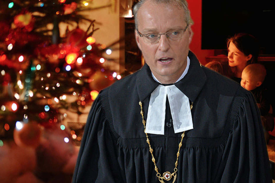 Der Sächsische Landesbischof Carsten Rentzing hofft, dass die Menschen an Weihnachten nicht nur an sich denken.