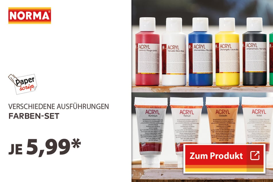 Farben-Sets für je 5,99 Euro