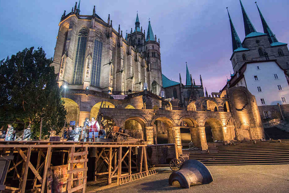 Der Troubadour ist derzeit das angesagte Highlight in Erfurt.