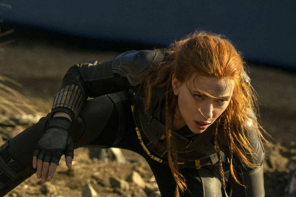 Scarlett Johansson as Natasha Romanoff/Black Widow in the titular film.