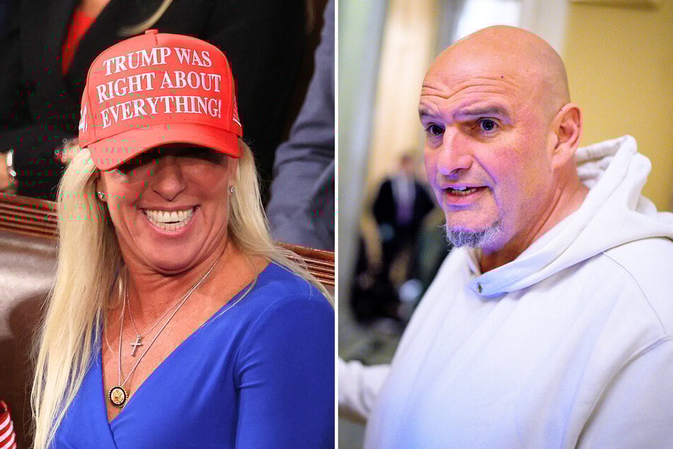 John Fetterman slams fellow Democrats for "celebrating crazypants" Marjorie Taylor Greene