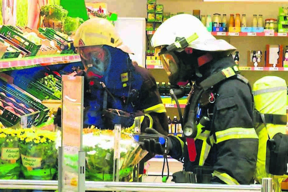 Großeinsatz für die Polizei am 22. August in einem Supermarkt in Görlitz.