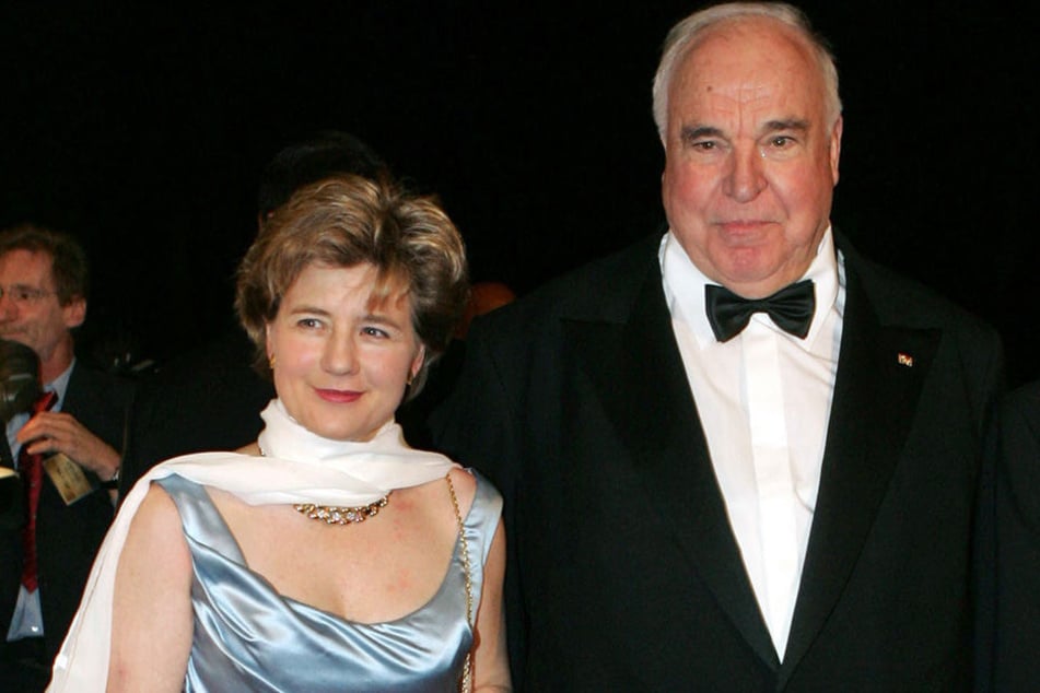 Helmut Kohl und seine damalige Lebensgefährtin Maike Richter (2005).