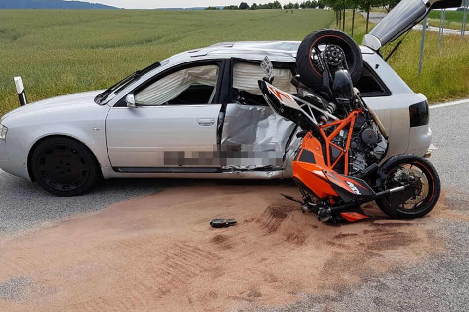 Der Motorradfahrer verstarb an seinen Verletzungen.