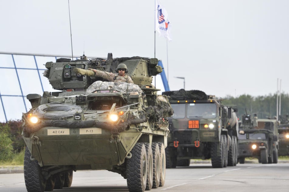 2018 war dieser Militärkonvoi auf dem Weg zum Saber Srike 2018 in Polen. (Archivbild)