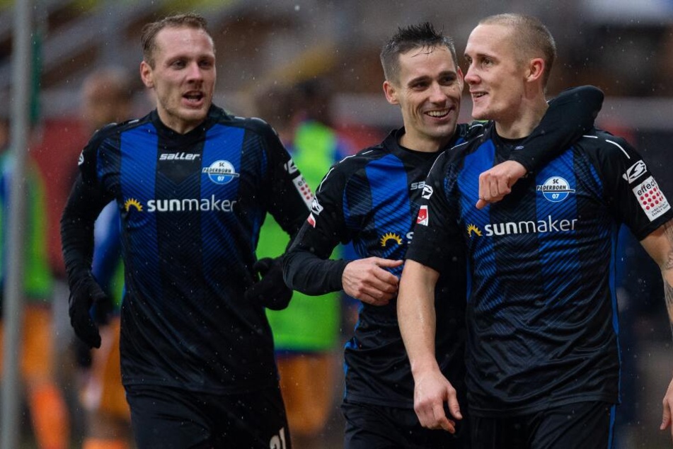 Ben Zolinski, Philipp Klement und Sven Michel (v. l. n. r.) kommen schon zusammen auf 20 Tore in dieser Saison.