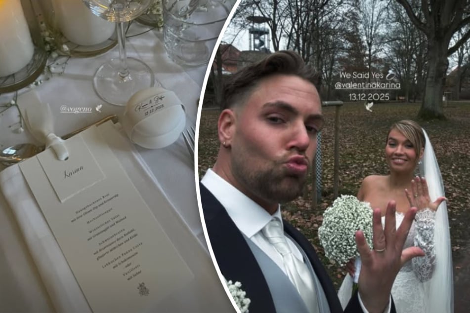 Karina Wagner (29) und Steffen Vogeno (30) haben am Samstag geheiratet. Das gaben die Turteltauben via Instagram bekannt.