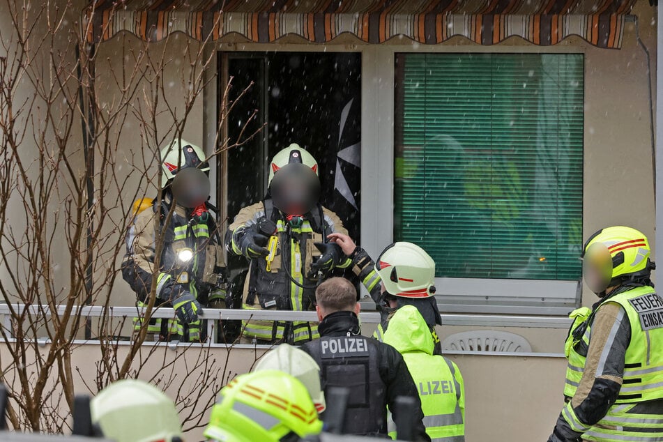 Die Wohnung des Verstorbenen befindet sich im Erdgeschoss.