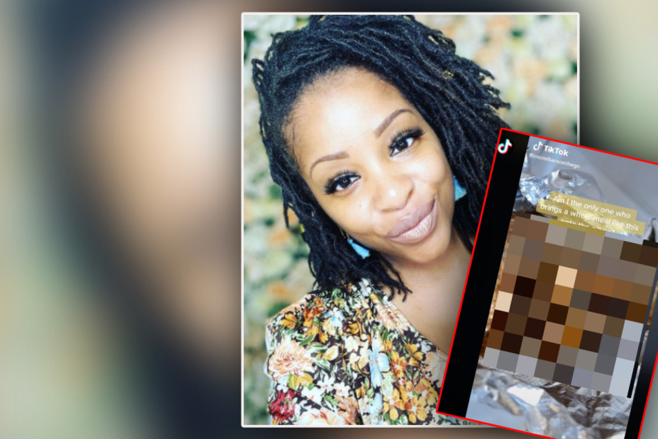 Influencerin bringt eigenes Essen mit ins Flugzeug: Was in der Folie ist, kann doch aber nicht ihr Ernst sein...