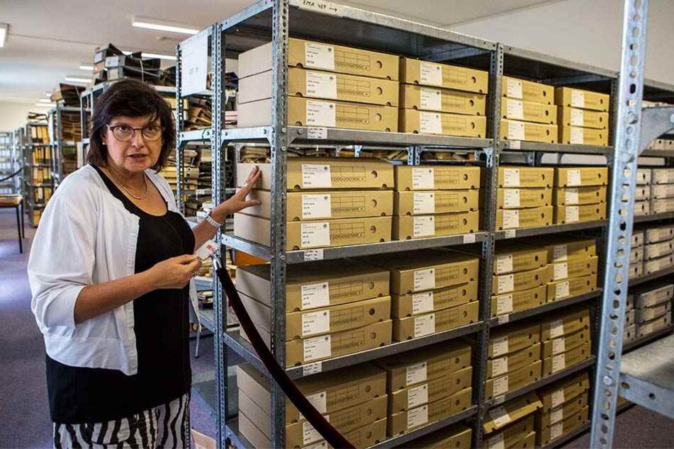 Die Leiterin der Leipziger Außenstelle der Stasi-Unterlagenbehörde, Regina Schild (59), wird am Samstag ihre Archive für WGT-Besucher öffnen.