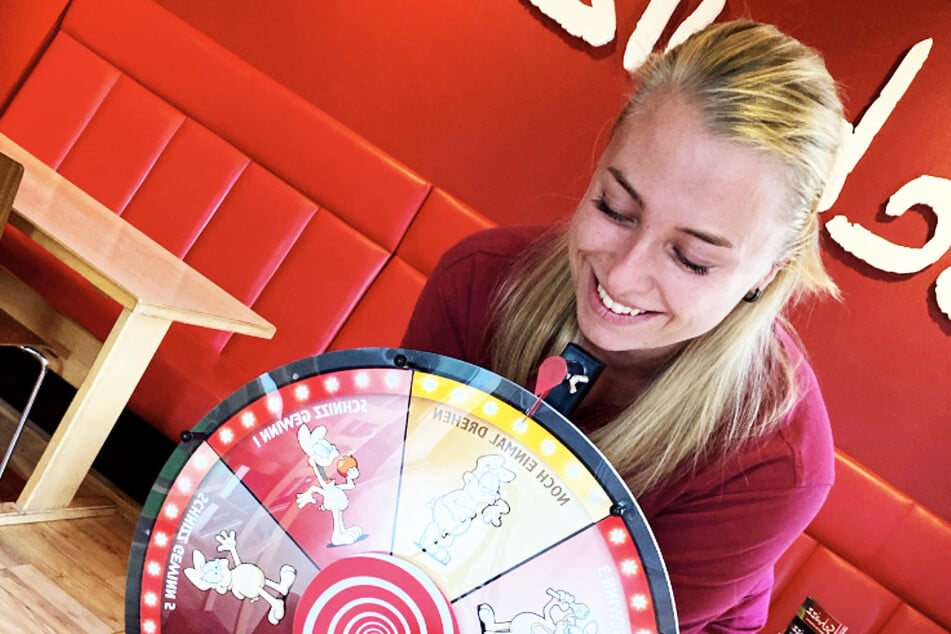 Ist der Bon über 18 Euro, dürfen Gäste am Glücksrad drehen und einen Sofortgewinn einstreichen.