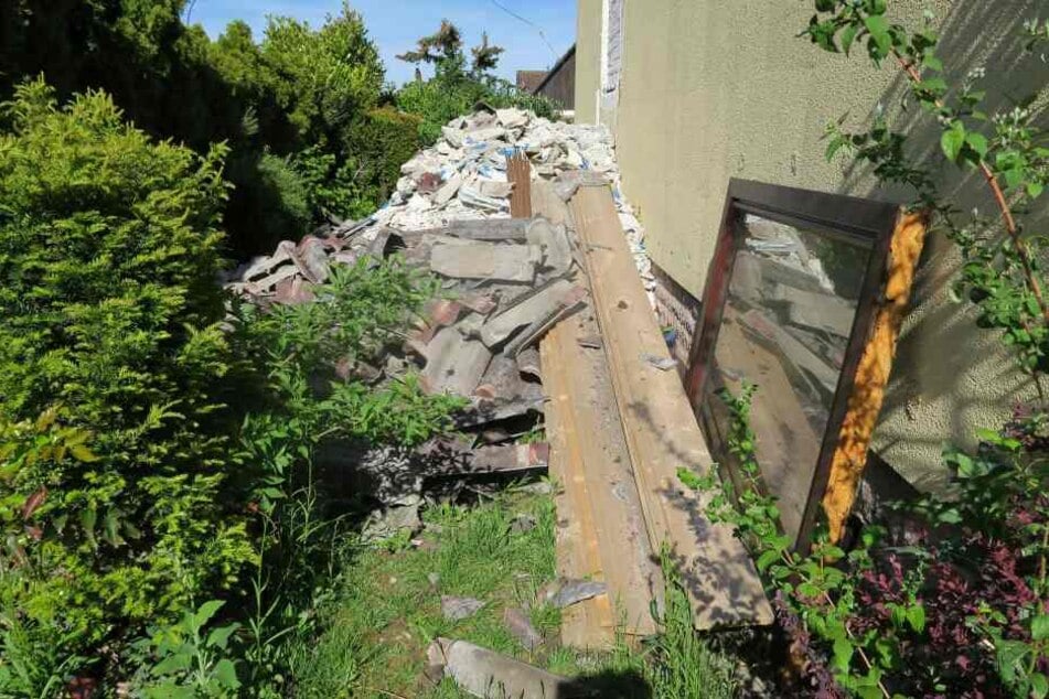 Der Abriss des Wohnhauses musste umgehend gestoppt werden.