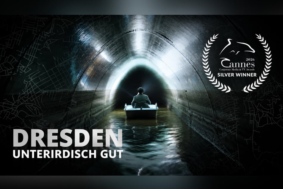 Die 13-minütige Doku "Dresden - Unterirdisch gut" zählt zu den Gewinnern der diesjährigen ""Cannes Corporate Media &amp; TV Awards".