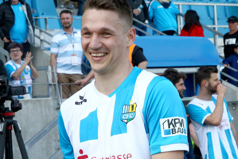 Daniel Frahn freut sich auf das Spiel gegen Lok Leipzig.