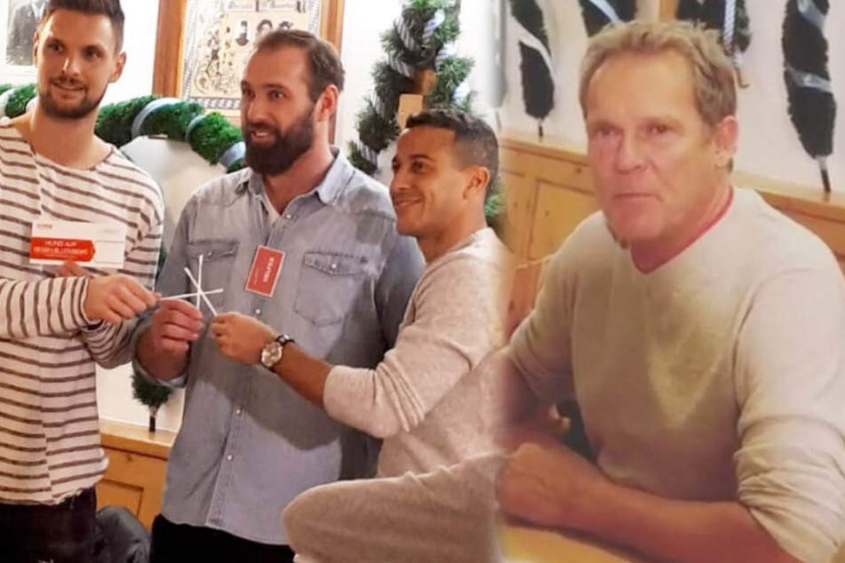 Stars des FC Bayern München und Schauspieler rufen zum Helfen auf. (Bildmontage)
