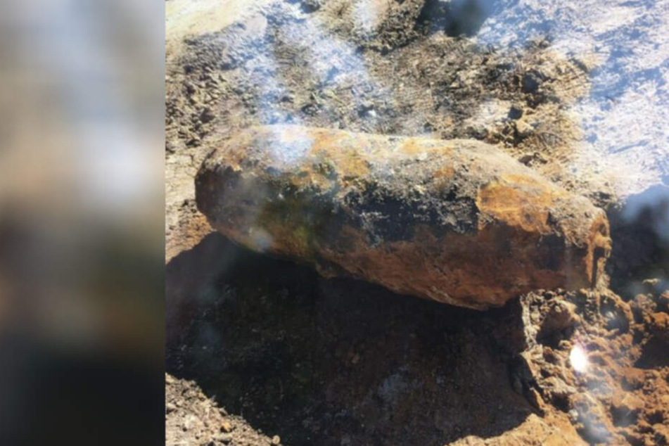 Diese amerikanische Bombe aus dem zweiten Weltkrieg wurde Ende Juli gefunden.