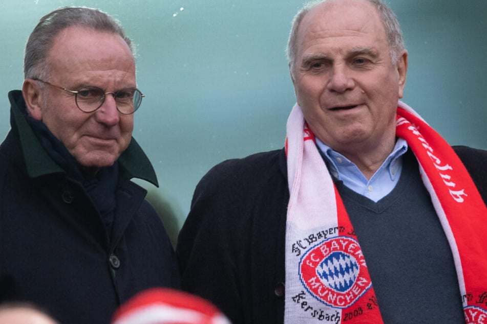 Karl-Heinz Rummenigge (l.) und Uli Hoeneß (r.) leiten die Geschicke des FC Bayern.
