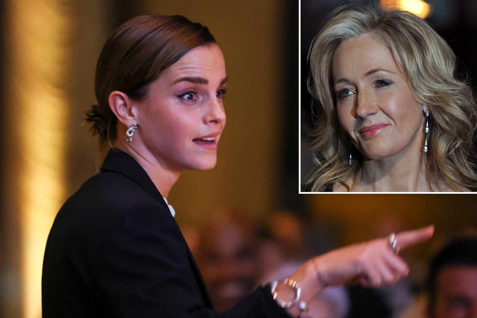 Harry Potter author JK Rowling (r.) on Monday condemned Emma Watson (l.) as "ignorant" over her transgender rights views, in a stinging retort to the former child star.