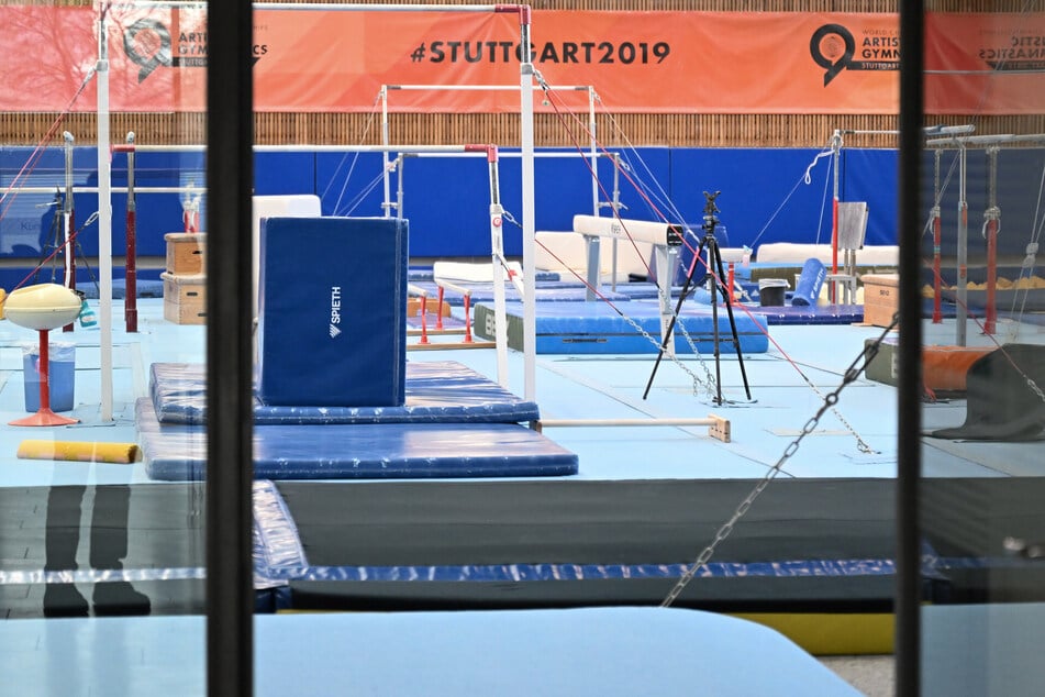 Der Eingang des Kunst-Turn-Forums in Stuttgart.