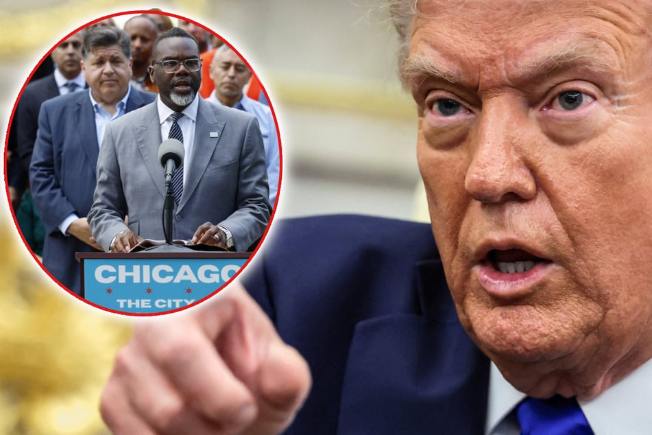 President Donald Trump called for Chicago Mayor Brandon Johnson Illinois Governor JB Pritzker to be thrown in jail due to their opposition to ICE raids on their communities.
