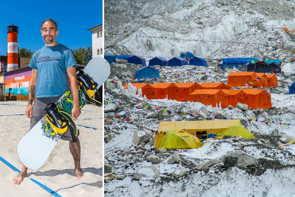 Im Mai 2027 möchte Citybeach-Chef Frank Weisbach (49) den Sand unter den Füßen gegen Schnee und Eis am Mount Everest tauschen.