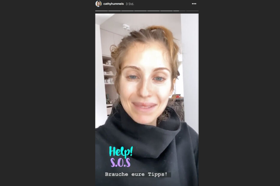 Cathy Hummels hat ein Herpes-Problem und bat ihre Instagram-Follower in ihrer Story um Ratschläge.