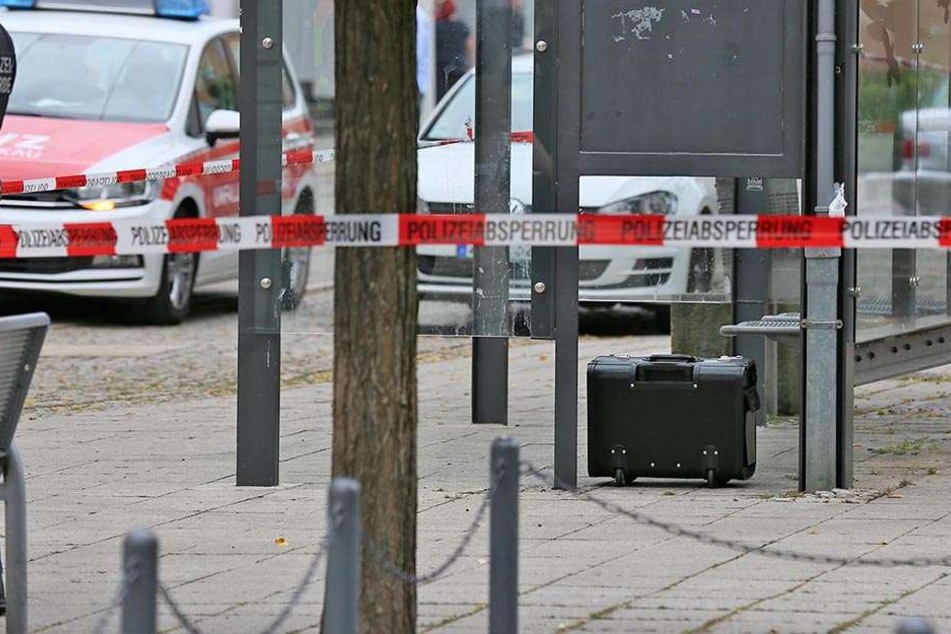 In der Zwickauer Innenstadt wurde ein herrenloser Koffer entdeckt.