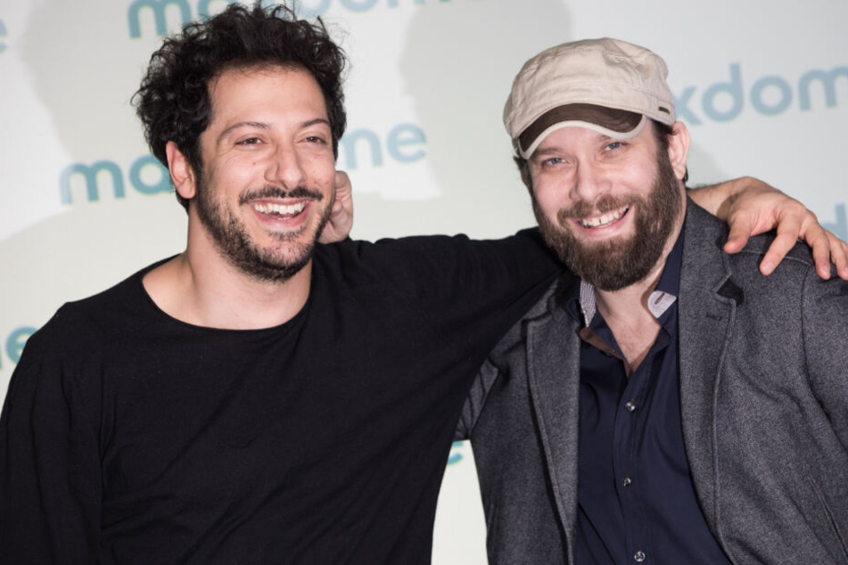 Die Schauspieler Fahri Yardim (l) und Christian Ulmen.