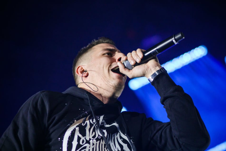 Rapper Gzuz bei einem Auftritt. (Archivbild.)
