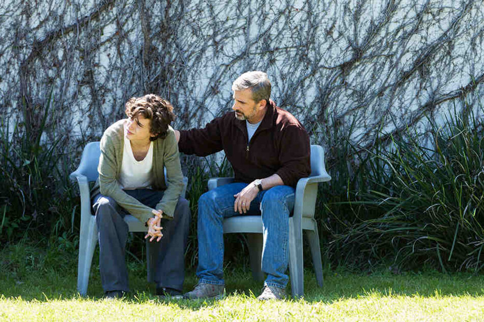 David Sheff (r., Steve Carrell) versucht alles, um zu seinem Sohn Nic (Timothèe Chalamet) durchzudringen.