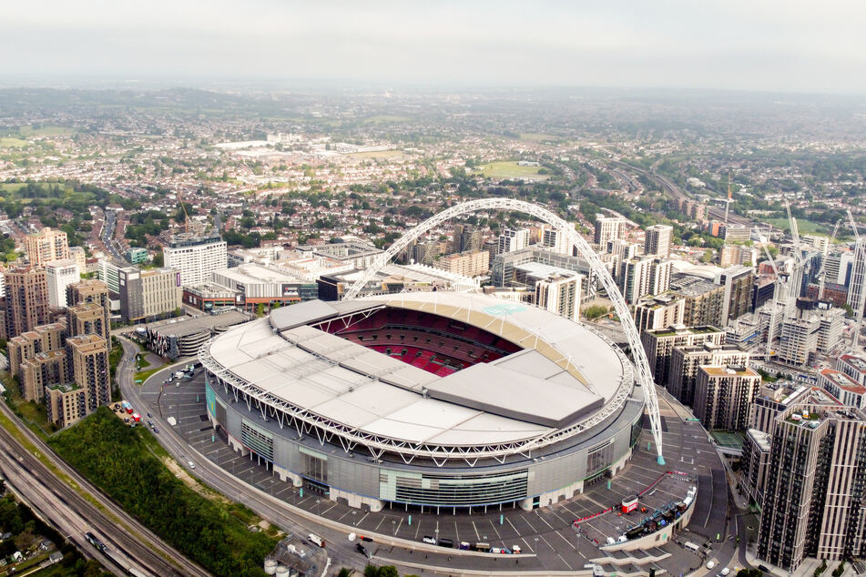Im Londoner Wembley-Stadion steigt am 1. Juni 2024 das Finale der Champions League.