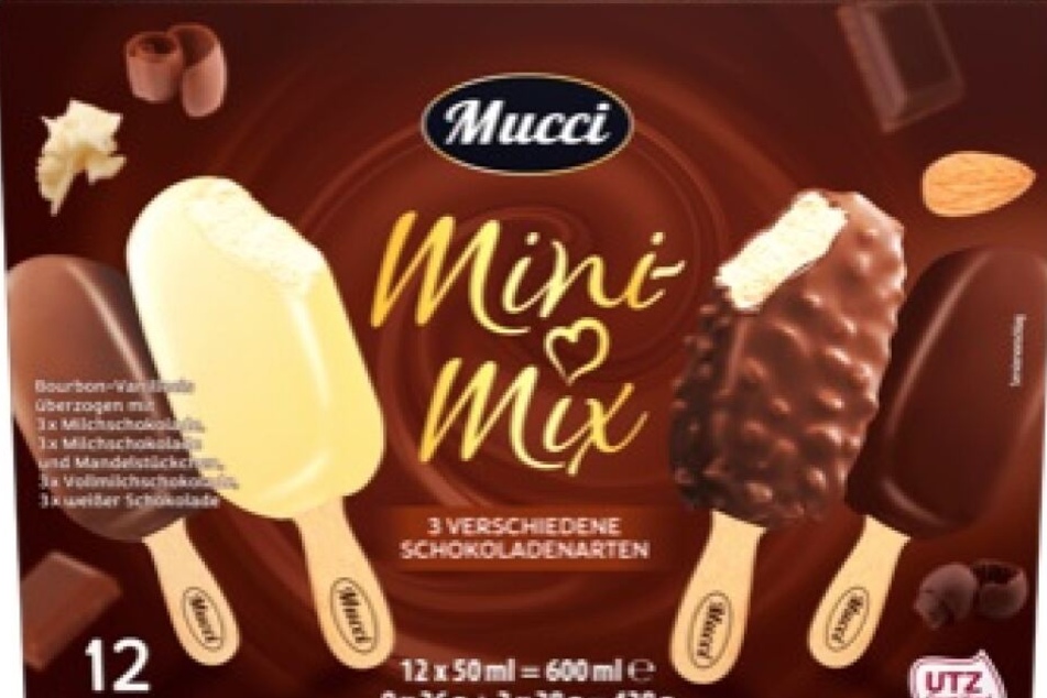 Betroffen ist das Mucci Mini Mix Eis mit bestimmten Haltbarkeitsdatum von DMK Eis GmbH.