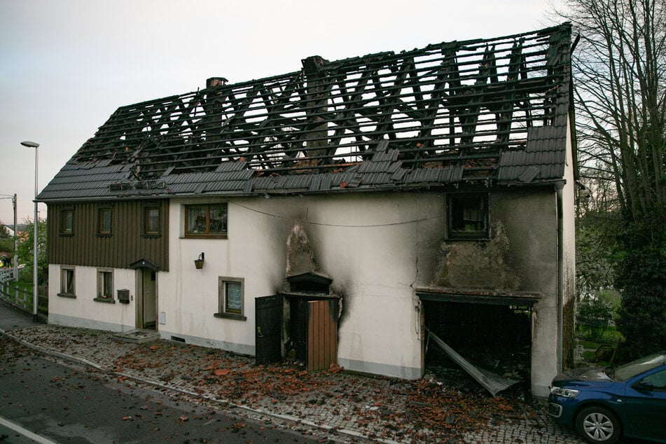 Das Haus konnte nicht mehr gerettet werden.
